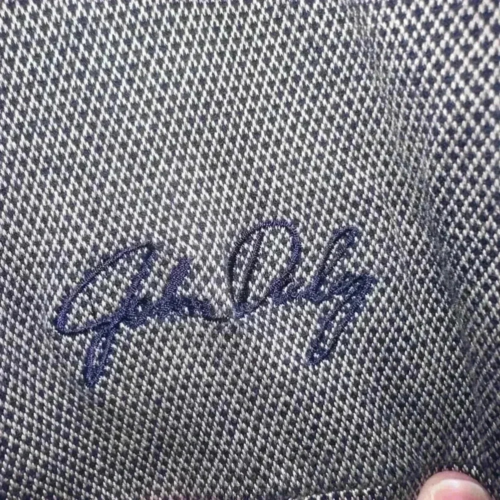 John Daly Polo Shirt for Golfing and Business casual wear, Men’s L Gray & Black - Picture 3 of 7